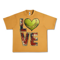Peanut Butter softball love Urban Heavy Tee - JahusDesignShop