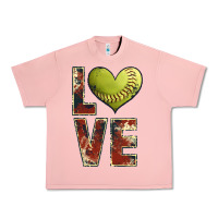 Salmon softball love Urban Heavy Tee - JahusDesignShop