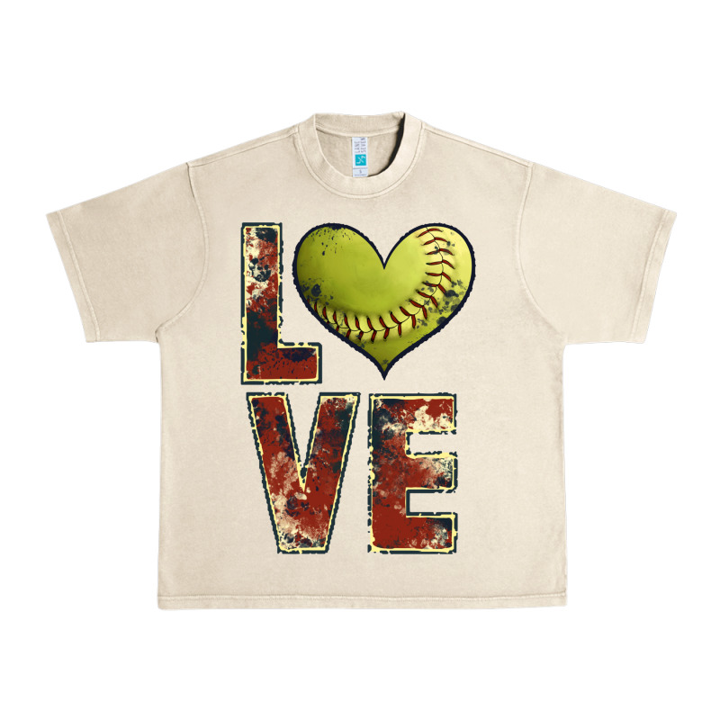 Softball Love Urban Heavy Tee by JahusDesignShop | Teevron
