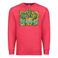 Cardinal hello summer pineapple Premium Sweatshirt - BarkalooDesign
