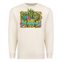 Sandshell hello summer pineapple Premium Sweatshirt - BarkalooDesign