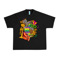 Black mississippi map mardi gras Urban Heavy Tee - AdoDesignShop
