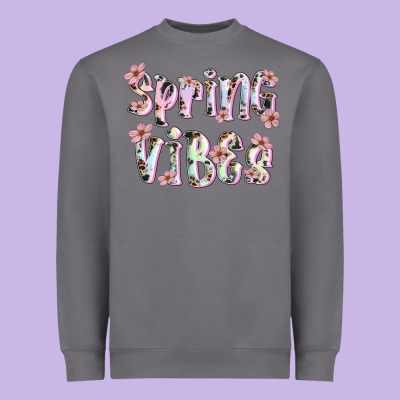 Spring Vibes Heavyweight Sweatshirt Designed By Artiststas