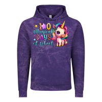 Cloud Purple 100 magical days of school Vintage Hoodie - Artiststas