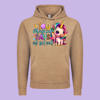 100 Magical Days Of School Vintage Hoodie Designed By Artiststas