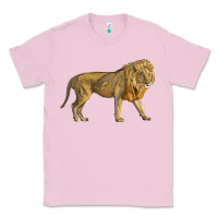Bubblegum Pink lion Classic Tee - LillyAllenDesigns