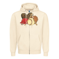 Sandshell softball Zipper Hoodie - MaliasSmallBusiness