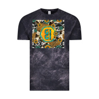 Cloud Black gigi sunflower turquoise Vintage Tee - Jasminsmagicworld