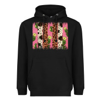 Black cactus leopard cowhide brush stroke Heavyweight Hoodie - Artiststas
