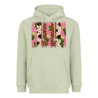 Matcha cactus leopard cowhide brush stroke Heavyweight Hoodie - Artiststas