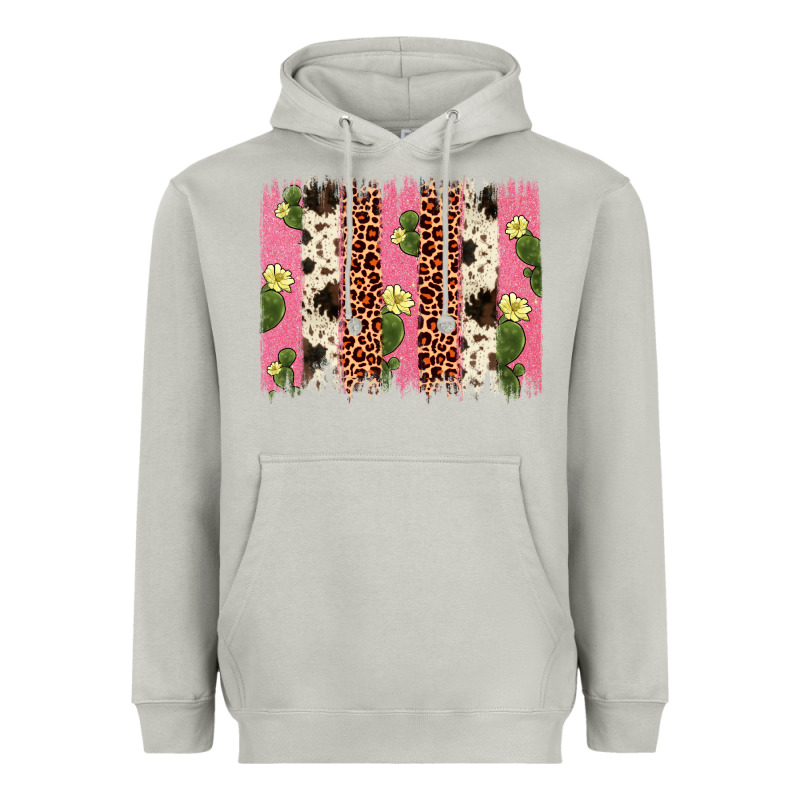 Cactus Leopard Cowhide Brush Stroke Heavyweight Hoodie by Artiststas | Teevron