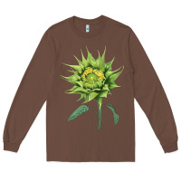Chestnut sun fill green green sunflower Long Sleeve Tee - LillyAllenDesigns