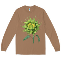 Toasted Coconut sun fill green green sunflower Long Sleeve Tee - LillyAllenDesigns