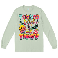 Matcha tanned tattled and tipsy Long Sleeve Tee - JahusDesignShop