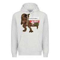 Dove Grey DADDY SAURUS REX Premium Hoodie - Bettercallsaul