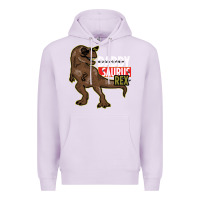 Lilac DADDY SAURUS REX Premium Hoodie - Bettercallsaul