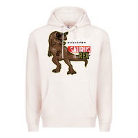 Pale Pink DADDY SAURUS REX Premium Hoodie - Bettercallsaul