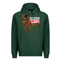 Sports Green DADDY SAURUS REX Premium Hoodie - Bettercallsaul