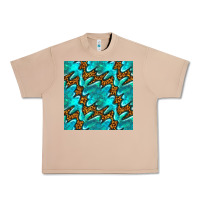 Burro turquoise leopard seamless pattern Urban Heavy Tee - BundleAndBundleShop