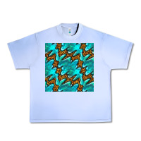 Grape Ice turquoise leopard seamless pattern Urban Heavy Tee - BundleAndBundleShop