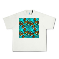 Pistachio turquoise leopard seamless pattern Urban Heavy Tee - BundleAndBundleShop