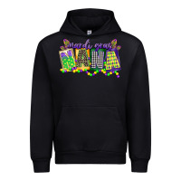 Black mardi gras nana Urban Hoodie - CowGirlArtShop