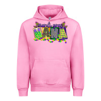 Fuchsia Pink mardi gras nana Urban Hoodie - CowGirlArtShop