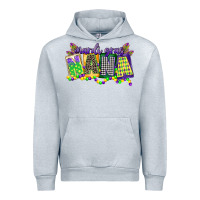 Heather Grey mardi gras nana Urban Hoodie - CowGirlArtShop