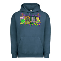 Pigment Midnight Navy mardi gras nana Urban Hoodie - CowGirlArtShop