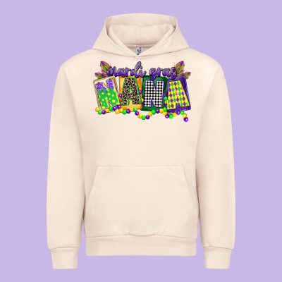 Mardi Gras Nana Urban Hoodie Designed By Cowgirlartshop