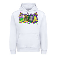 White mardi gras nana Urban Hoodie - CowGirlArtShop