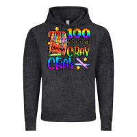 Vintage Black 100 days of cray cray Vintage Hoodie - Artiststas