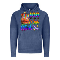 Vintage Denim 100 days of cray cray Vintage Hoodie - Artiststas