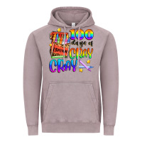 Vintage Zinc 100 days of cray cray Vintage Hoodie - Artiststas