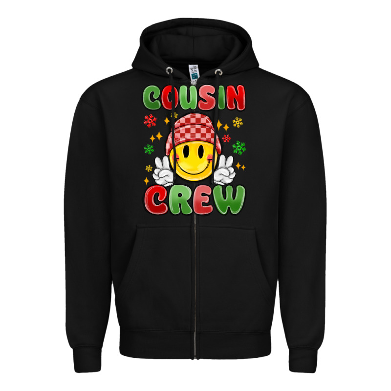 Cousin Crew Zipper Hoodie by MaliasSmallBusiness | Teevron