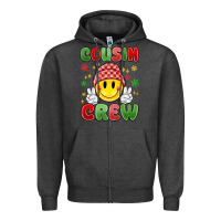 Charcoal Heather cousin crew Zipper Hoodie - MaliasSmallBusiness
