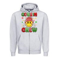 Heather Grey cousin crew Zipper Hoodie - MaliasSmallBusiness