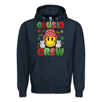 Navy cousin crew Zipper Hoodie - MaliasSmallBusiness