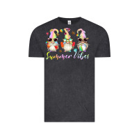 Vintage Black summer vibes gnomes Vintage Tee - Artiststas