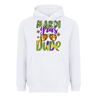 White mardi gras dude Heavyweight Hoodie - Artiststas