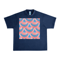 Navy american flag seamless pattern Urban Heavy Tee - BundleAndBundleShop