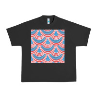 Pigment Black american flag seamless pattern Urban Heavy Tee - BundleAndBundleShop