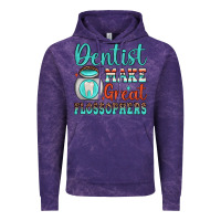 Cloud Purple dentist make great flossophers Vintage Hoodie - JahusDesignShop