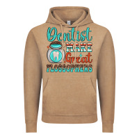 Vintage Coffee dentist make great flossophers Vintage Hoodie - JahusDesignShop