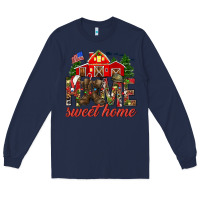 Navy Army Christmas home sweet home Long Sleeve Tee - NancyCooperArtShop