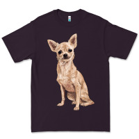 Plum chihuahua Premium Tee - RanaPortraitStore