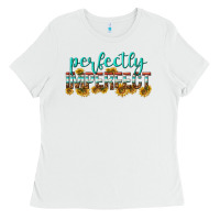 White perfectly imperfect Ladies Tee - texasbilliewilder