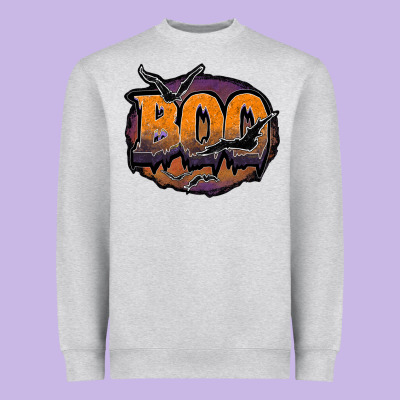 Boo Heavyweight Sweatshirt Designed By Jahusdesignshop