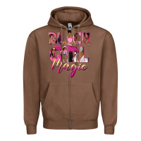 Chestnut black girl magic Zipper Hoodie - NancyCooperArtShop