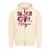 Sandshell black girl magic Zipper Hoodie - NancyCooperArtShop
